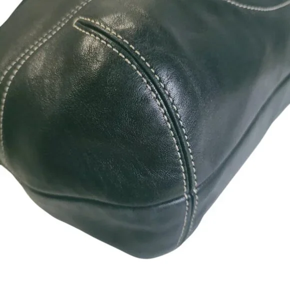 COACH Vintage Soho Flap Satchel in black Y2K - Picture 5 of 10